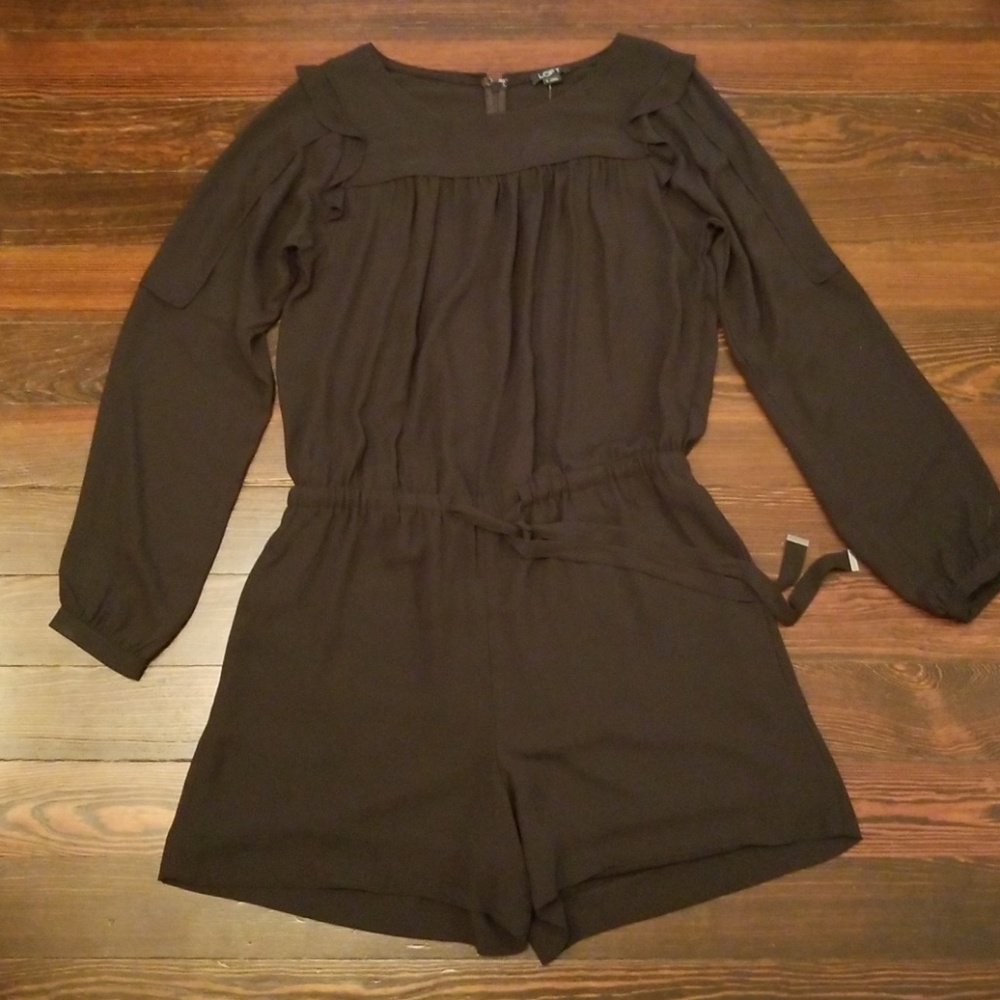 NWT Loft Black Romper